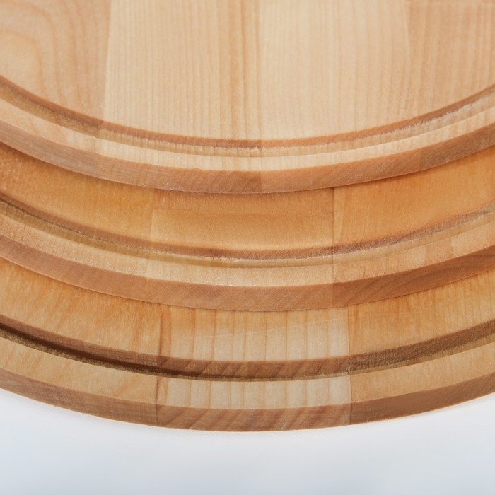 Набор досок разделочных из березы без подставки, 3 шт,  20х20, 24х24 и 26х26 см Набор досок разделочных из березы без подставки, 3 шт,  20х20, 24х24 и 26х26 см