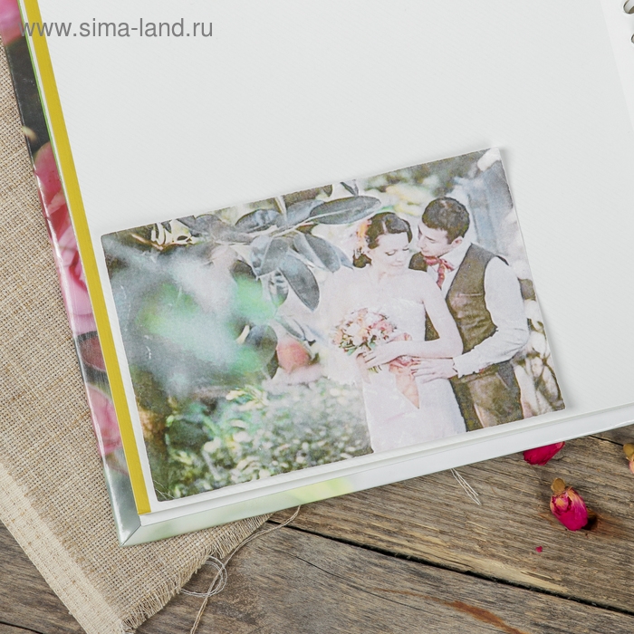 Фотоальбом магнитный 30 листов Фотоальбом магнитный 30 листов "Цветочная коллекция-3" 23x28см МИКС