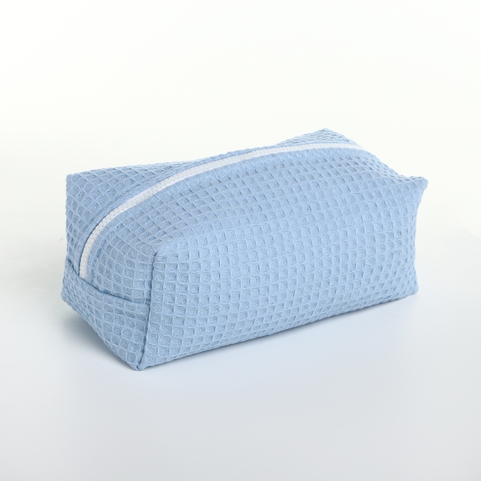 Косметичка на молнии TEXTURA, цвет голубой Косметичка на молнии TEXTURA, цвет голубой