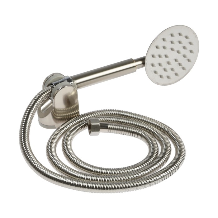 Смеситель для ванны ZEIN Z3834, однорычажный, душевой набор, сатин Смеситель для ванны ZEIN Z3834, однорычажный, душевой набор, сатин