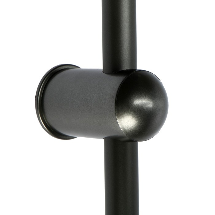 Душевая система ZEIN Z1013, тропическая и ручная лейка 5 режимов, 2 шланга, мыльница, графит   99321