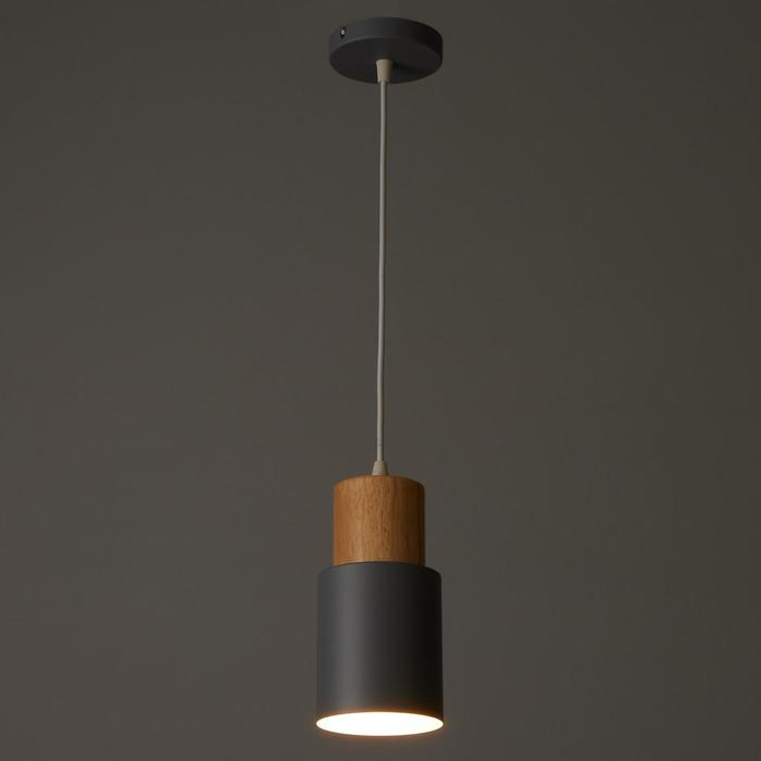 Светильник BayerLux 1665/1GY E27 40Вт серый 10х10х19,8 см