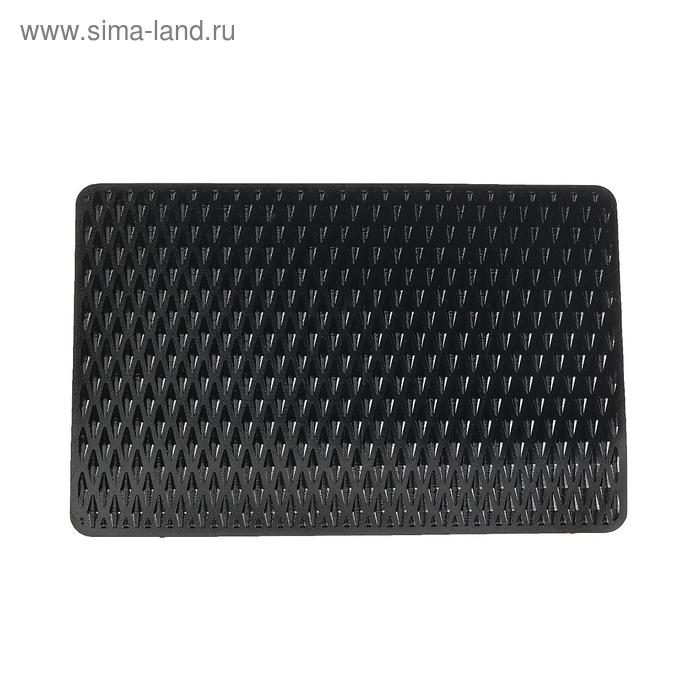 Коврик противоскольязщий 20×13 см, микс, черный Коврик противоскольязщий 20×13 см, микс, черный