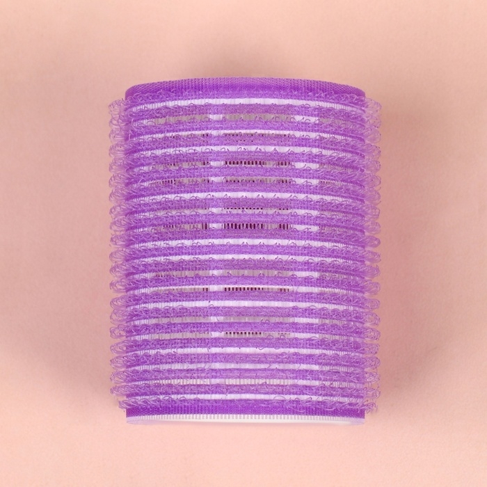 Бигуди «Липучка», d = 4,4 см, в косметичке, 8 шт, цвет МИКС