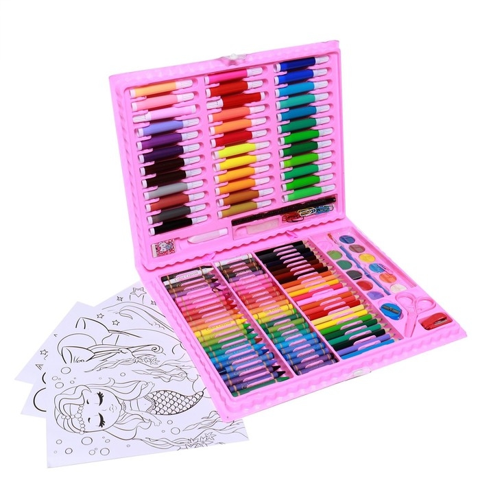 Набор для рисования «Крутые девчонки», 150 предметов Набор для рисования «Крутые девчонки», 150 предметов