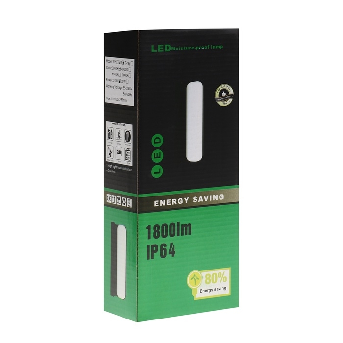 Светильник фасадный «Эллипс», FSD-029, 24 Вт, 3000K, IP65, 220 В, пластик, черный Светильник фасадный «Эллипс», FSD-029, 24 Вт, 3000K, IP65, 220 В, пластик, черный