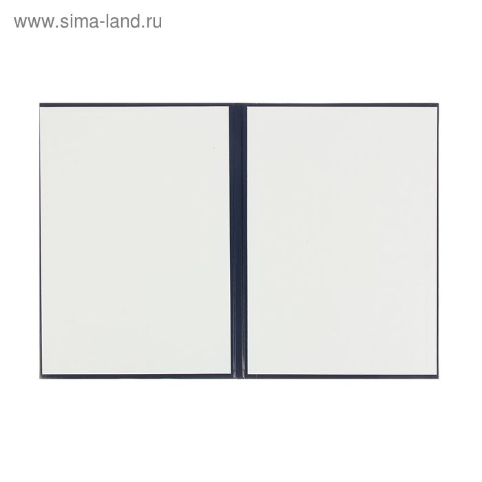 Папка адресная  Папка адресная "На подпись" бумвинил, синяя, А4