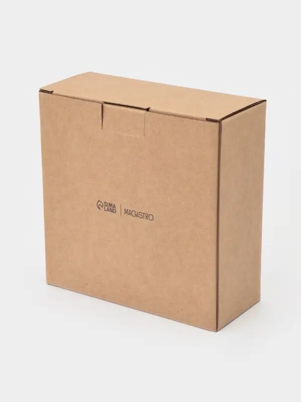 Чайная пара Magistro Carbon, 2 предмета: чашка 280 мл, блюдце d=16.5 см, фарфор, чёрная