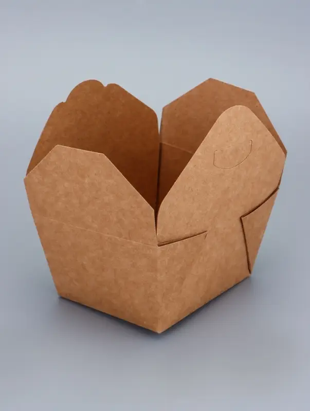 Контейнер одноразовый, коробка пищевая, для лапши, 600 мл, 11&times;9&times;7.3 см