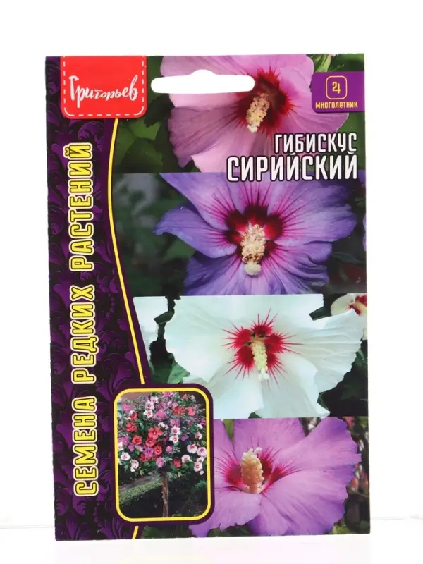 Семена цветов Гибискус Сирийский 7 шт. 12.29 г.