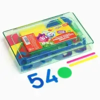 Счётный материал &laquo;Учимся считать&raquo;, 130 элементов в наборе, Смешарики, МИКС