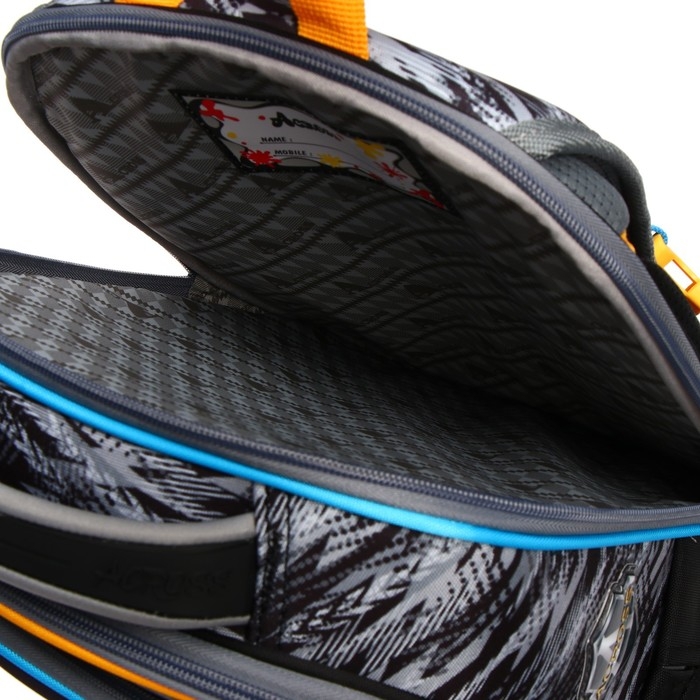 Рюкзак каркасный 36 х 28 х 11 см, Across 198, наполнение: мешок, серый ACR22-198-2 Рюкзак каркасный 36 х 28 х 11 см, Across 198, наполнение: мешок, серый ACR22-198-2