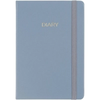 Ежедневник недатированный синий, А5 136 л., искусств. кожа, ATTACHE