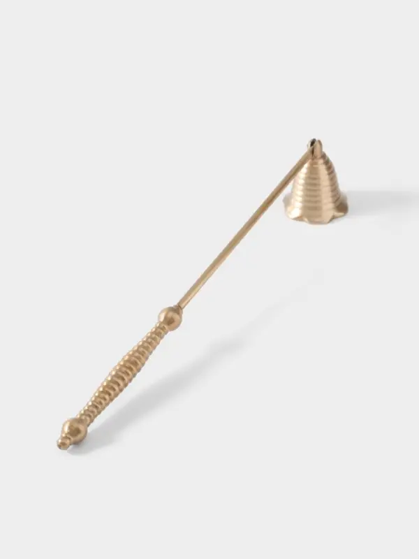 Гаситель для свечей &laquo;Спираль&raquo;, 28 см, латунь