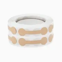 Ценники наклейки для украшений, 500 шт., 4.2&times;1.1&times;0.1 см, бежевый