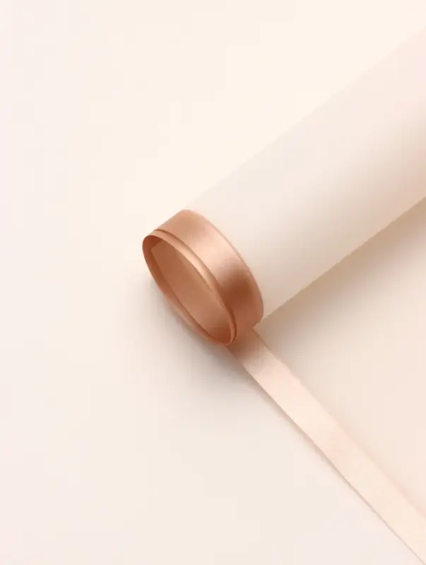 Пленка для цветов &laquo;Бронзовая полоса&raquo;, светло - розовый, 0.57&times;5 м &plusmn;5% см