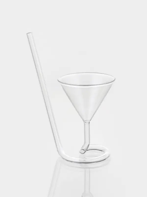 Бокал для вина &laquo;Forma. Эльза&raquo;, 120 мл, стекло, с трубочкой, прозрачный