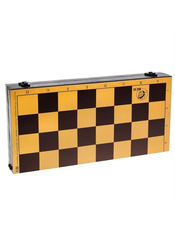 Настольные игры 2 в 1 &laquo;Семейная&raquo;: шахматы, шашки, доска пластик 30&times;30 см