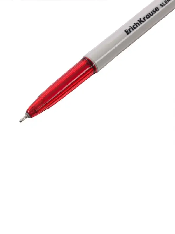 Ручка шариковая ErichKrause Slender Stick Grey, Super Glide, 0.7 мм, красная Ручка шариковая ErichKrause Slender Stick Grey, Super Glide, 0.7 мм, красная