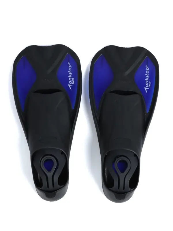Ласты для плавания ONLYTOP, р. 40-41, чёрные, синие