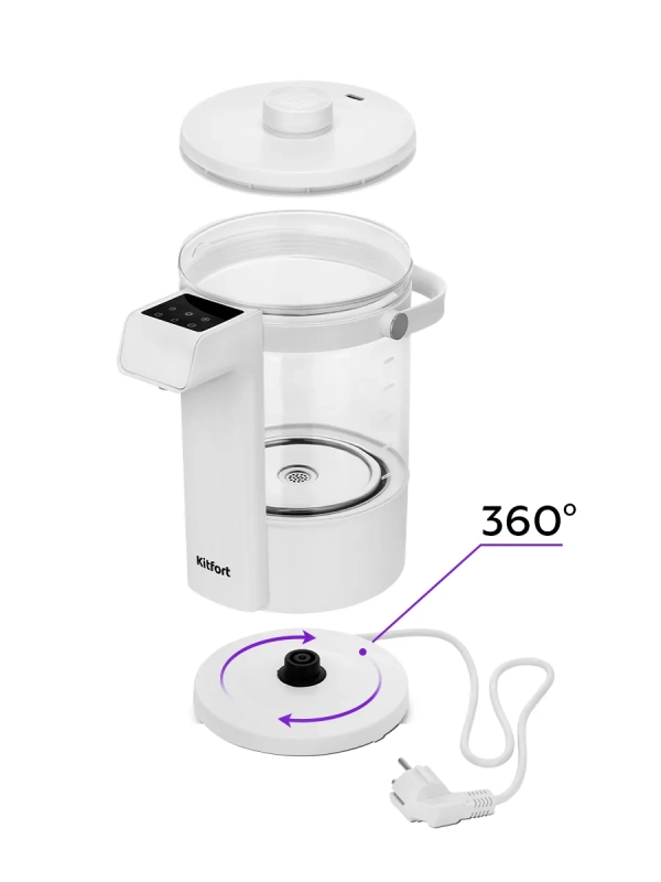 Термопот электрический КТ-2545 - 2.5 л - 1500 Вт Термопот электрический КТ-2545 - 2.5 л - 1500 Вт