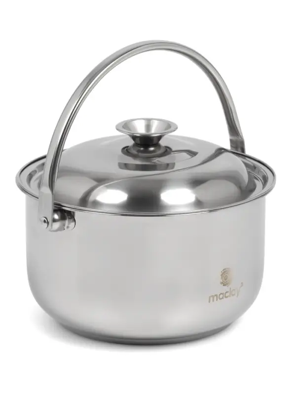 Котелок походный maclay, 18 см, с крышкой, нержавеющая сталь