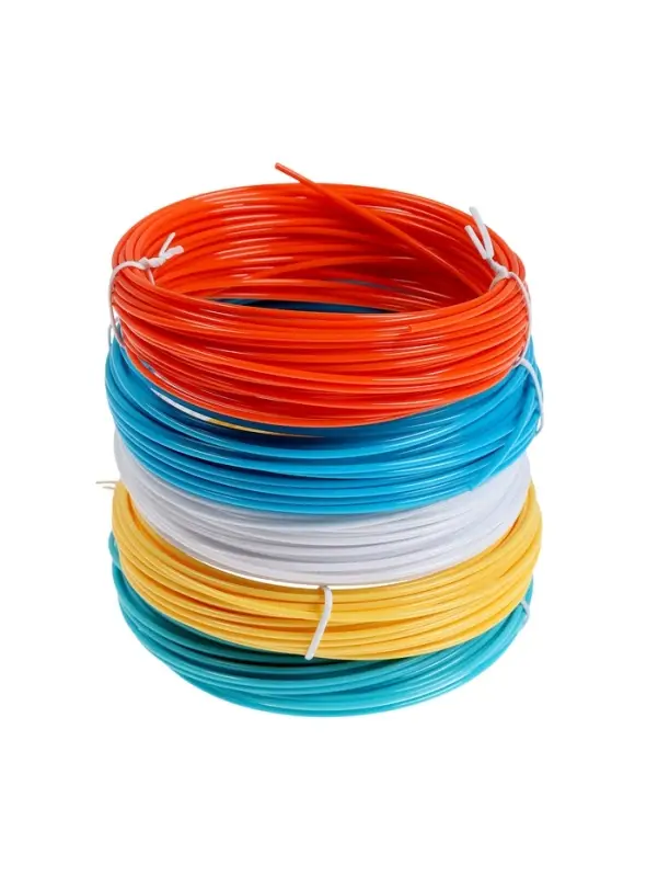 Пластик Luazon PLA-5, для 3D ручки, 5 цветов по 10 метров