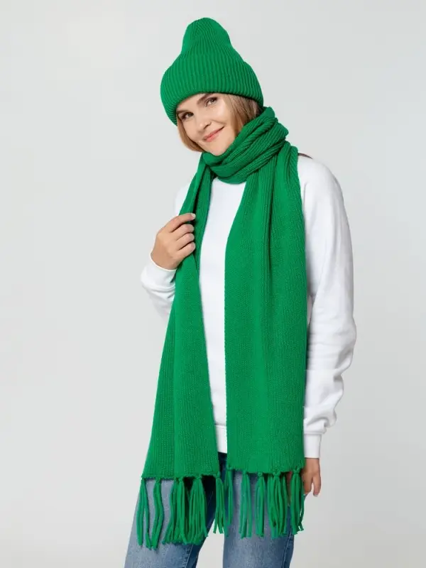 Шарф Flette, зеленый Шарф Flette, зеленый
