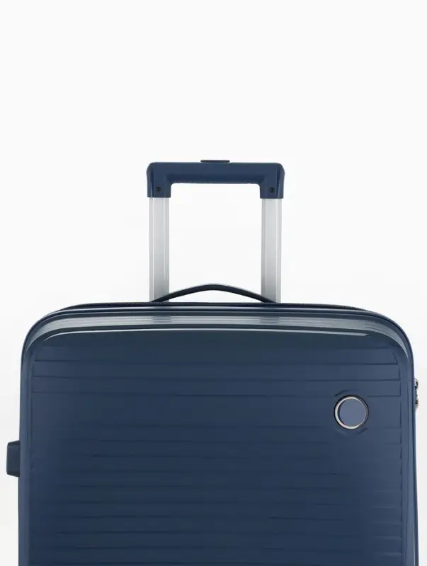 Чемодан на колёсах, 24", кодовый замок, 40&times;24&times;65 см, синий