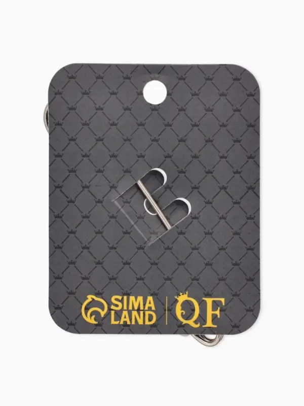 Булавка &laquo;Жемчужная дорожка&raquo;, 8 см (&plusmn; 0.5 см), белая в серебре