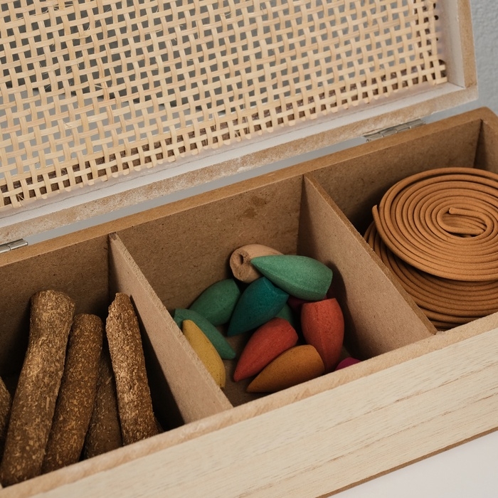 Шкатулка дерево с делениями Шкатулка дерево с делениями "Корзинное плетение" 10х23,5х7 см