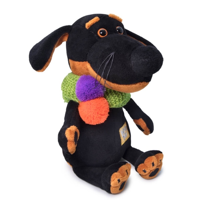 Мягкая игрушка  Мягкая игрушка "Ваксон BABY в снуде с помпонами", 19 см VB-016