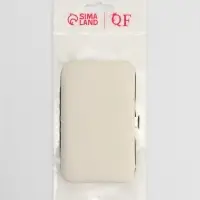 Набор маникюрный, 8 предметов, в футляре, бежевый