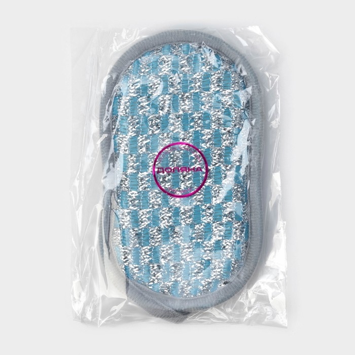 Губка для посуды Доляна, 15×9×1,5 см, цвет МИКС Губка для посуды Доляна, 15×9×1,5 см, цвет МИКС