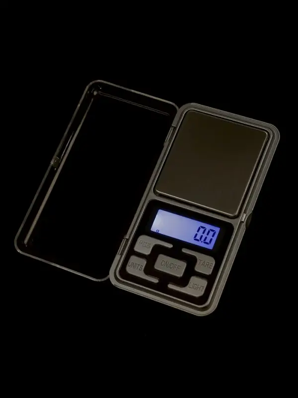 Весы Luazon LVU-01, портативные, электронные, до 500 г, серые