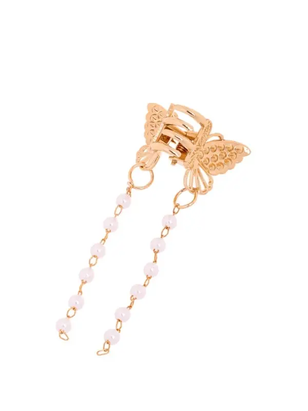 Крабик для волос &laquo;Милада&raquo;, бусы, 2.5 см, золотистый