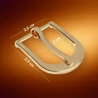 Пряжка для ремня, 2.9×2.6 см, 20 мм, цвет золотой