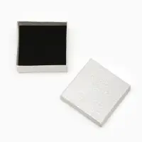 Коробочка подарочная под набор &laquo;Животный принт&raquo;, симпл, 9&times;9&times;2 см, (полезная часть 8.5&times;8.5 см), вставка чёрная, белая