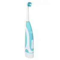 LEBEN Зубная щётка электрическая, круглая, 4 насадки в комплекте, 2xАА, 6000 об/мин