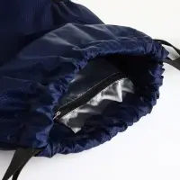 Мешок для обуви большой на стяжке, цвет синий