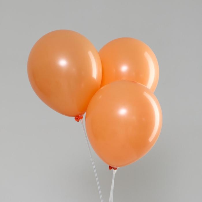 Шар латексный 12 Шар латексный 12", макарун, набор 50 шт., цвет персиковый
