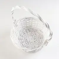 Набор корзин плетёных &laquo;Белоснежные&raquo;, 3 шт., ива