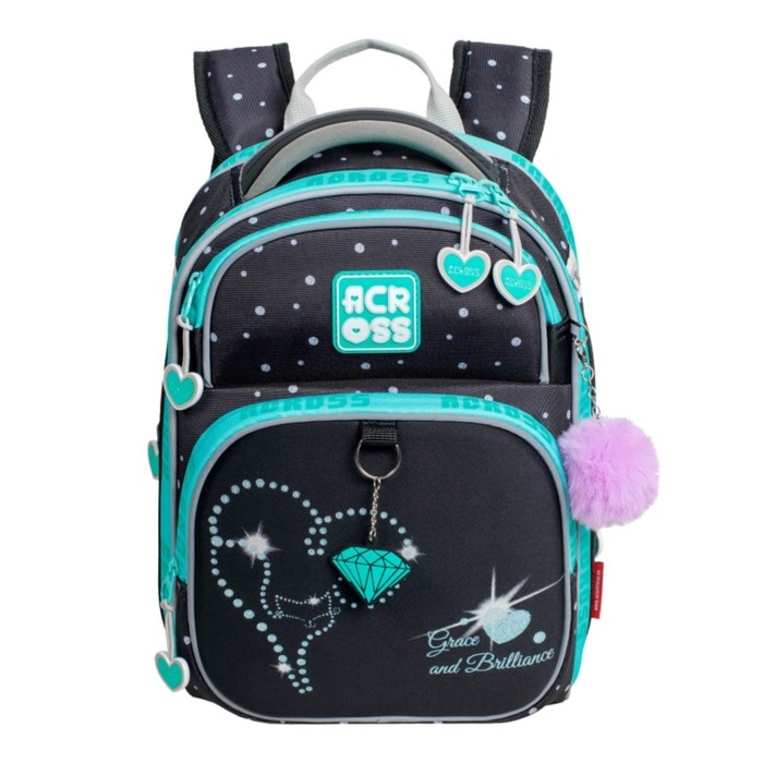 Рюкзак школьный 35 х 26 х 14 см, эргономичная спинка, Across 178 Рюкзак школьный 35 х 26 х 14 см, эргономичная спинка, Across 178