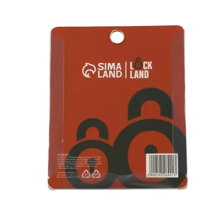 Замок навесной велосипедный LOCKLAND, пружинный, 3&times;1200 мм, кодовый замок