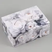 Коробка подарочная самосборная &laquo;С любовью&raquo;, 26&times;19&times;10 см