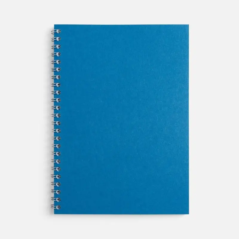 Блокнот Salvador в клетку, синий ver.2