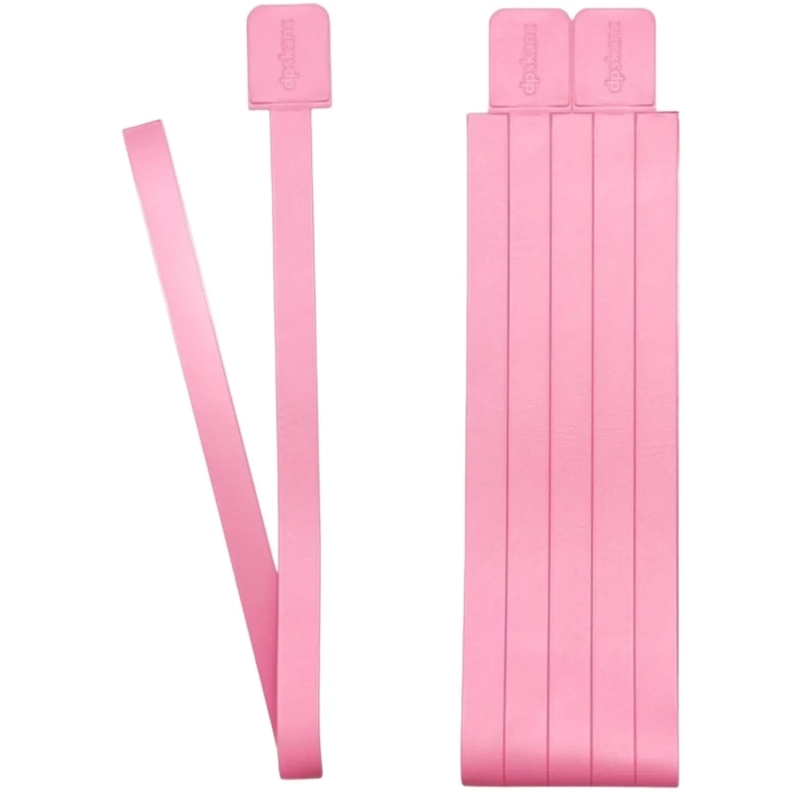 Закладки самоклеящиеся для книг, прямые,наб.6 шт,350мкм,светло-роз,2921-121