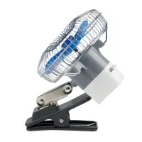 Вентилятор автомобильный AVS 8043 12В 6" (корпус: металл, переключатель, цвет: серебристый)