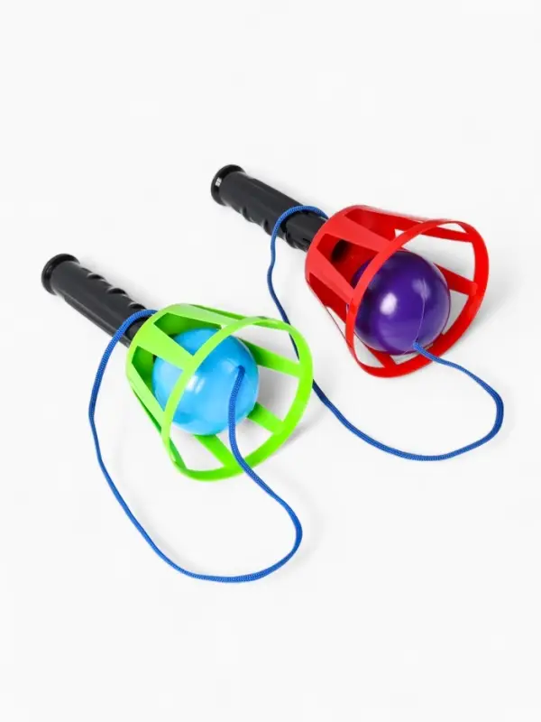 Игра &laquo;Поймай мяч&raquo;, корзинка d=10.5 см, мячик d=7.5 см 2 шт. (набор), МИКС