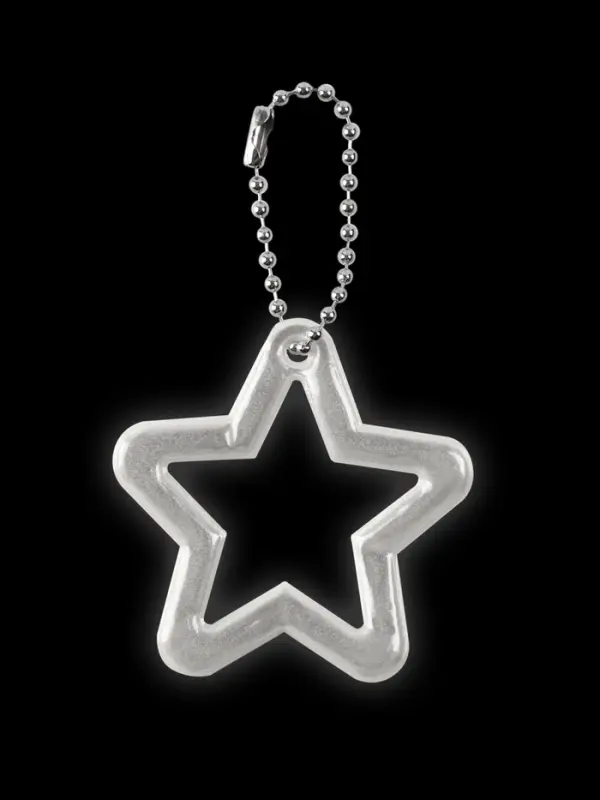 Светоотражающий элемент «Звезда», двусторонний, 5,5 × 5,5 см, цвет МИКС Светоотражающий элемент «Звезда», двусторонний, 5,5 × 5,5 см, цвет МИКС